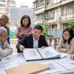 地主與專業者檢視都更核定計畫書與實施者執行情形
