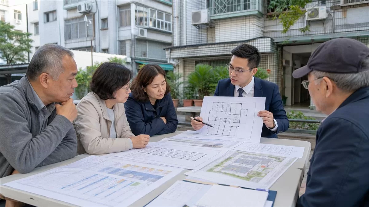 地主與都市更新顧問檢視權利變換選屋與分配面積資料