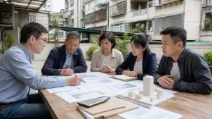 台灣老屋社區住戶與專業者討論協議合建權利變換稅務差異