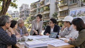 台灣老屋社區住戶與專業者討論都市更新條例修法方向