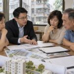 台灣社區住戶在簽署都市更新同意書前向專業者確認文件內容